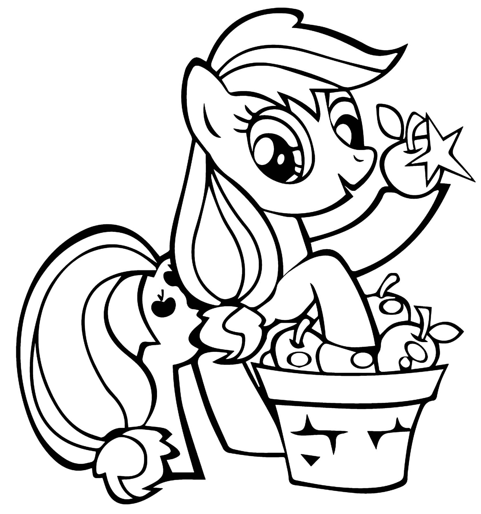 Coloriage coloriage My Little Pony 