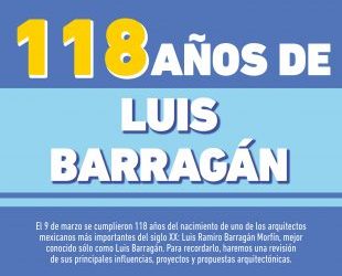 Infographie: 118 ans de Luis Barragán