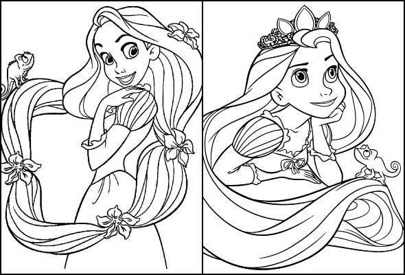 Coloriages Raiponce