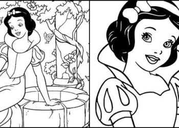 Coloriages Blanche Neige