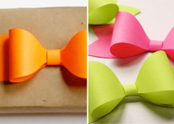 Noeud en papier pour cadeau de fête des mères