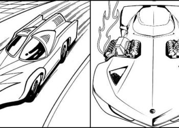 Coloriages Hot Wheels à imprimer et colorier