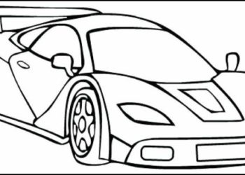 20 coloriages de voitures à imprimer et colorier