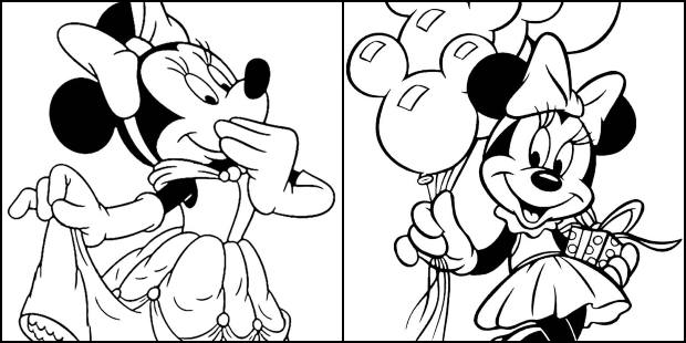 Coloriages Minnie 