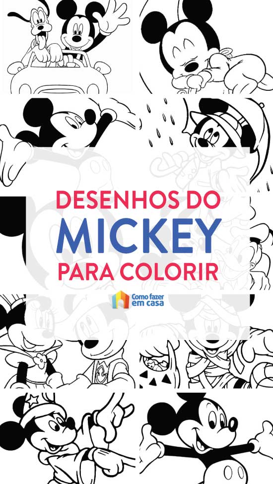 Coloriages Mickey à imprimer et colorier – Maison Bonte  Votre Guide