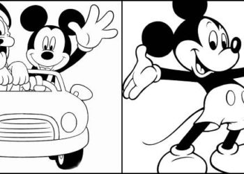 Coloriages Mickey à imprimer et colorier