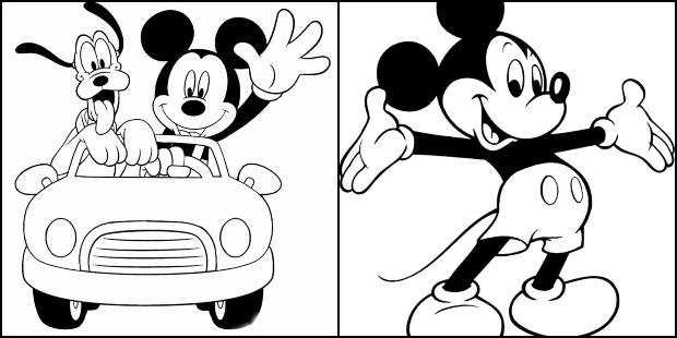 Coloriage Mickey 