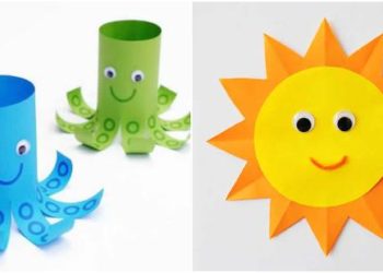 Artisanat facile avec du papier à faire avec les enfants