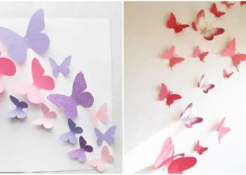 Moules papillons en papier pour la décoration