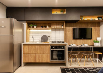 Appartement de 27 m² aux tons sobres et bon usage de l’espace