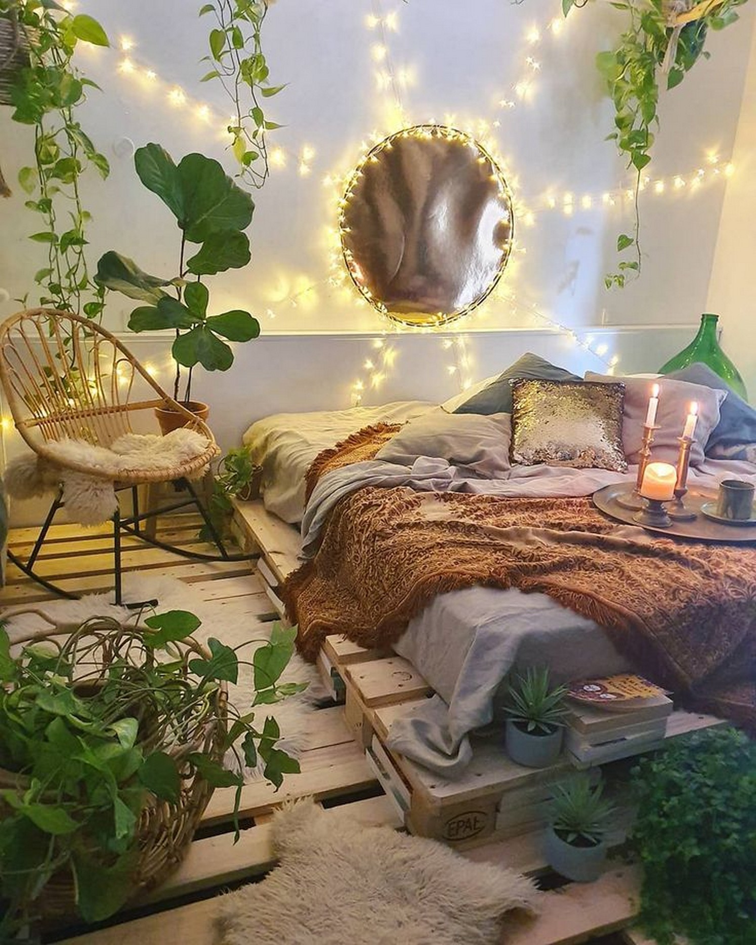 39 magnifiques idées de décoration de chambre bohème - Maison Bonte