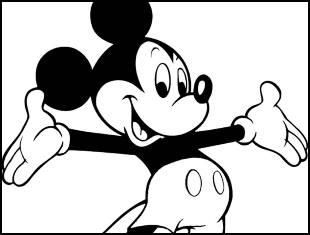 Coloriage Mickey