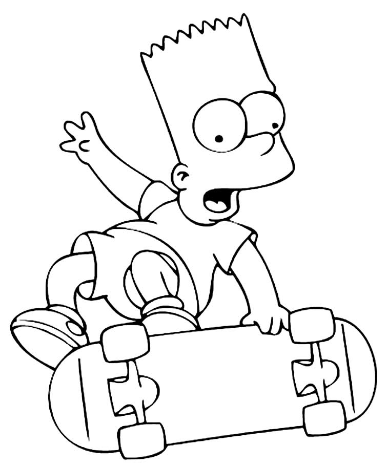 Bart Simpson - Dessins des Simpsons 