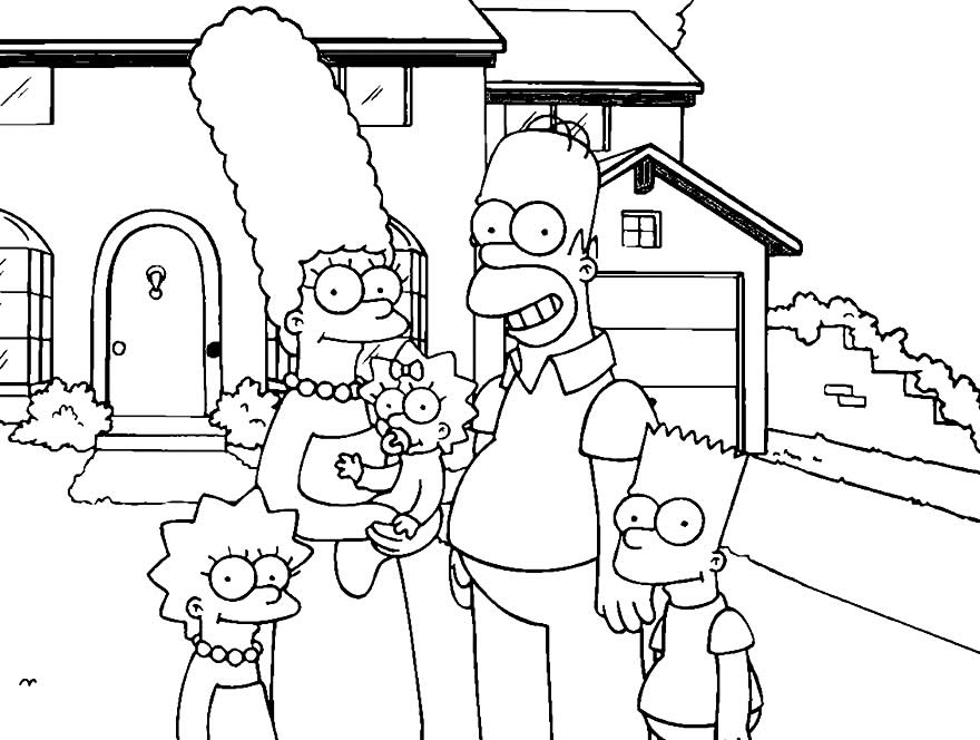 Famille Simpson - Les Simpsons 