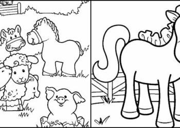 Coloriages d’animaux de ferme
