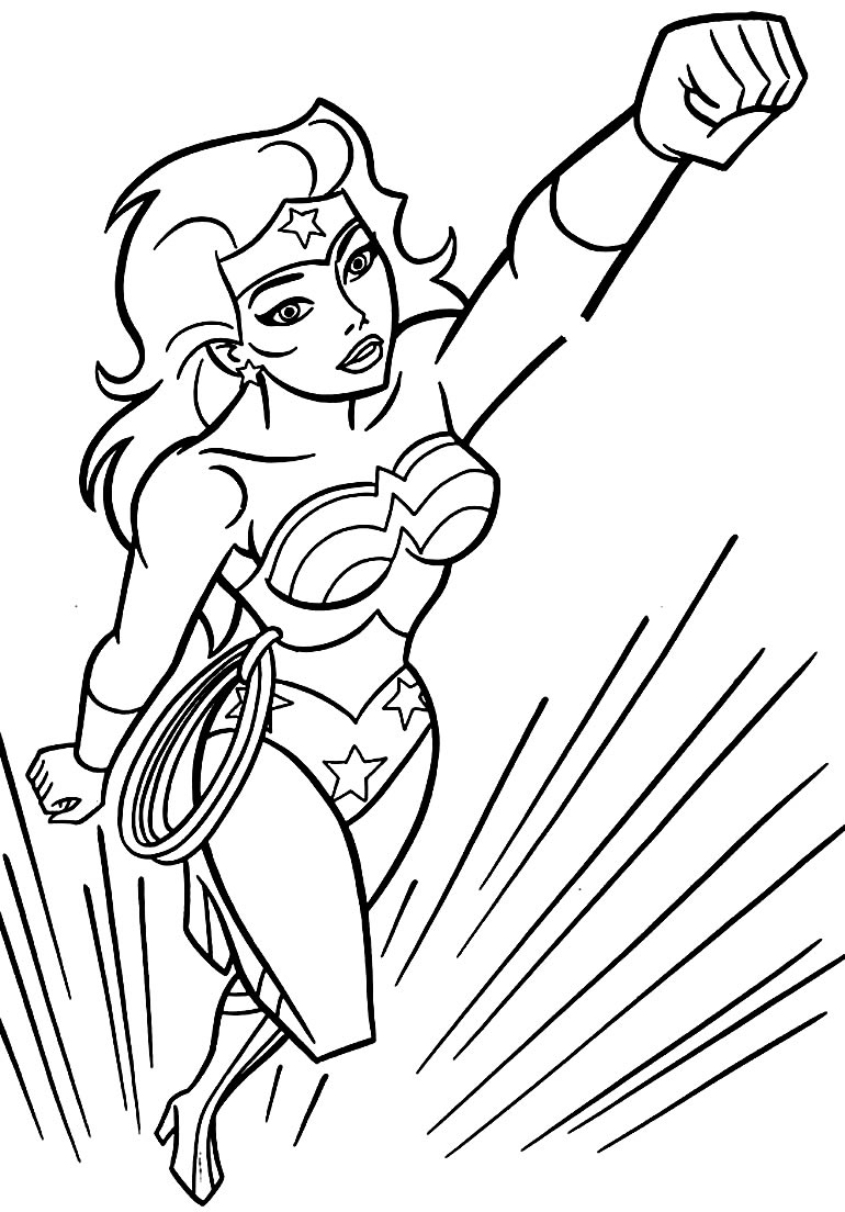 Wonder Woman Drawing 