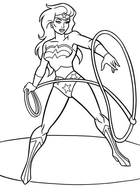 Wonder Woman Drawing 