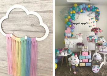 Modèle de nuage de pluie d’amour