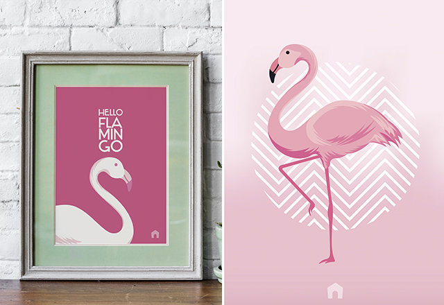 Cadres Flamingo