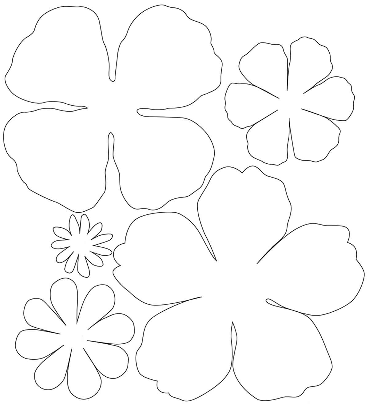 Moules à pétales pour faire des fleurs en papier