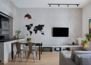 Loft à Copacabana est industriel et plein de références à la ville de Rio