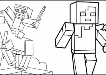 Coloriages Minecraft à imprimer et colorier