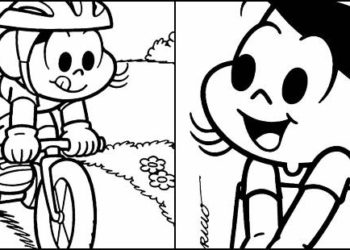 Desenhos para colorir da Magali