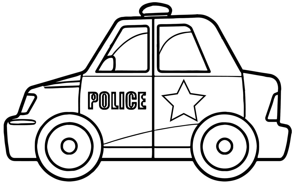 Desenhos de carros de polícia