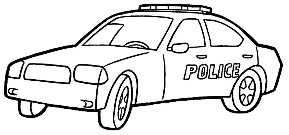 Desenhos de carro de polícia