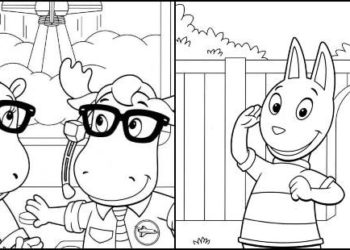 Desenhos dos Backyardigans para imprimir e colorir