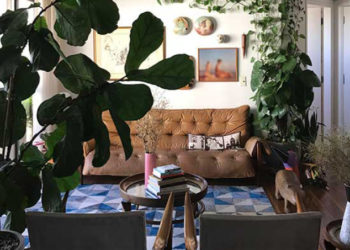 L’appartement de l’artiste est rempli d’affection et de souvenirs