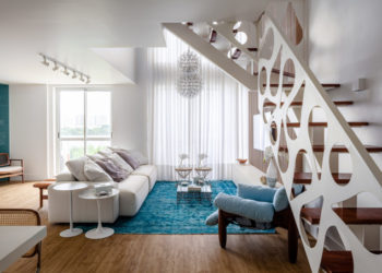 L’atmosphère Beachy reprend cet appartement à Rio de Janeiro