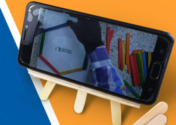 Support de chevalet mobile avec bâtons de popsicle