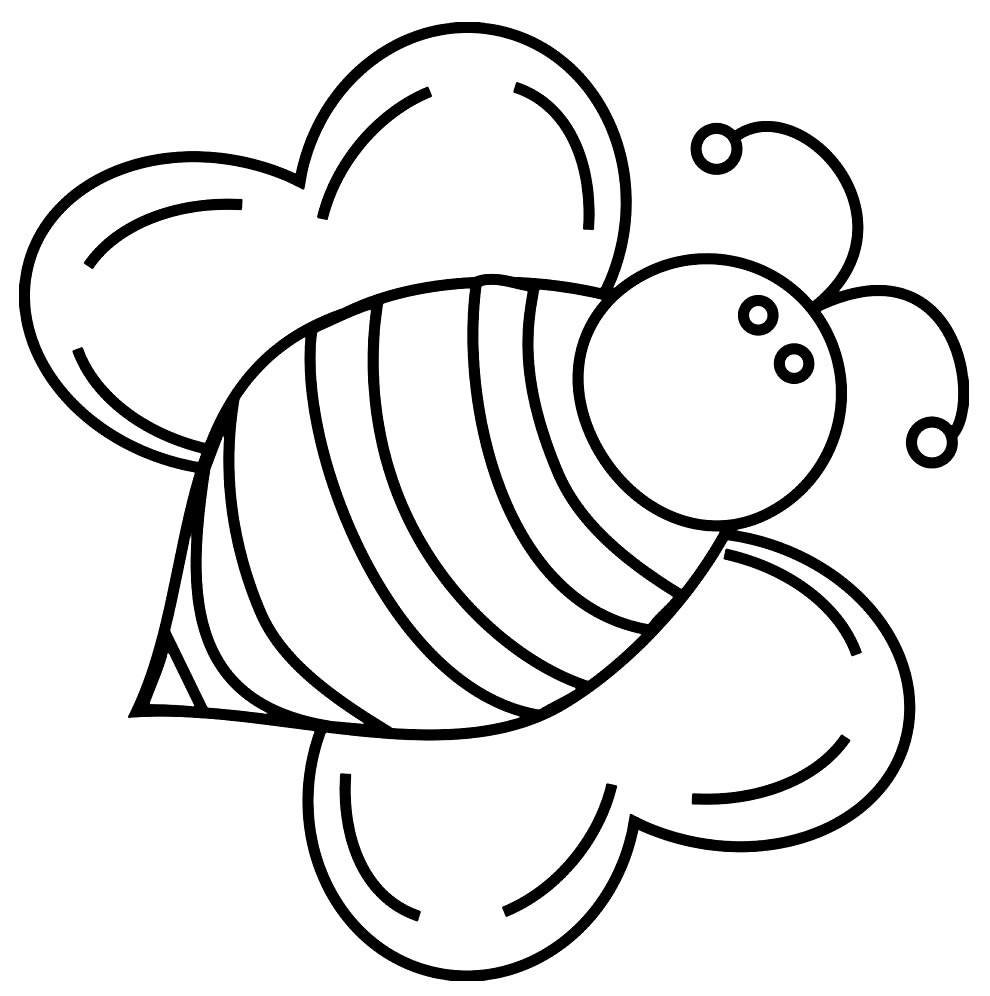 Coloriage abeille