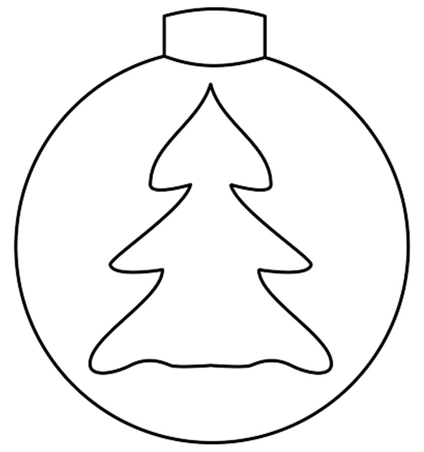 Dessin de Noël à peindre