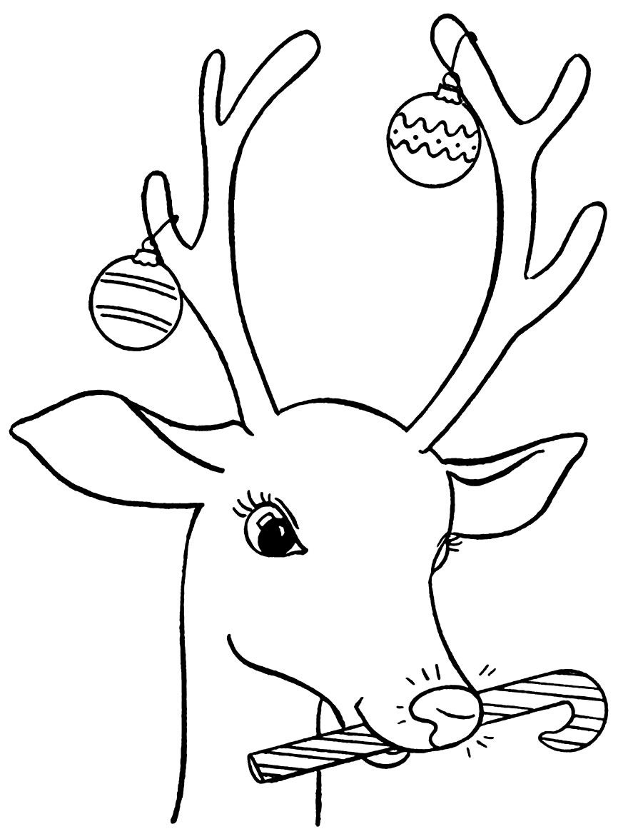 Dessin de Noël à peindre