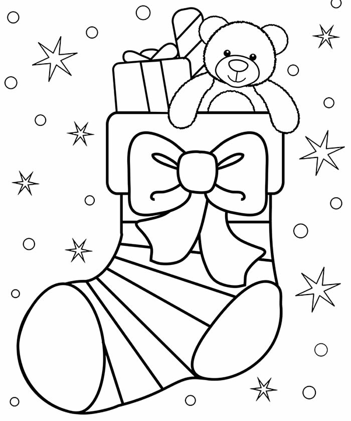 Beau coloriage de Noël