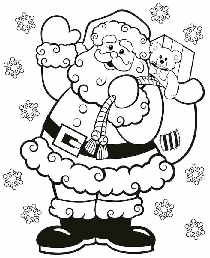 Beau coloriage de Noël
