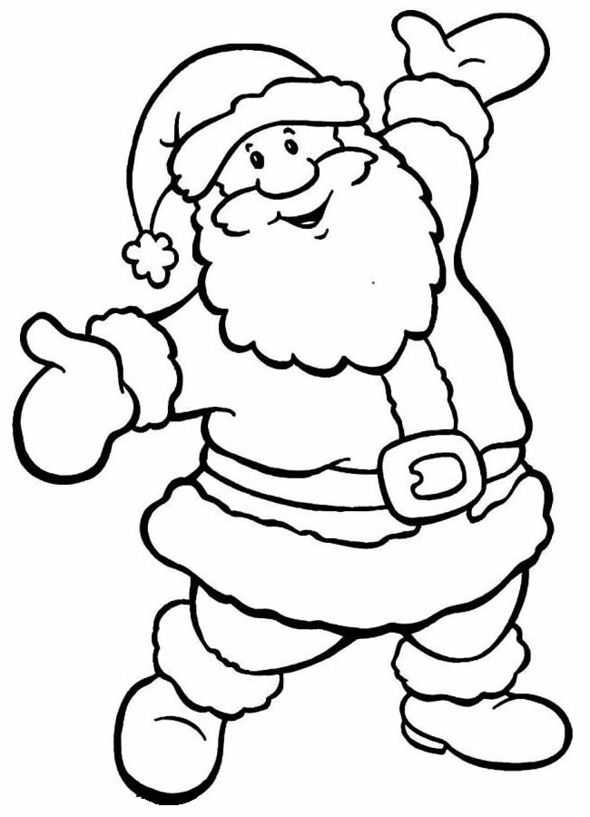 Beau modèle de Noël pour la coloration, l'impression et le traçage