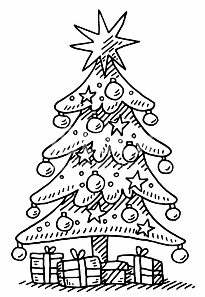 Coloriage de Noël à colorier, imprimer et imprimer