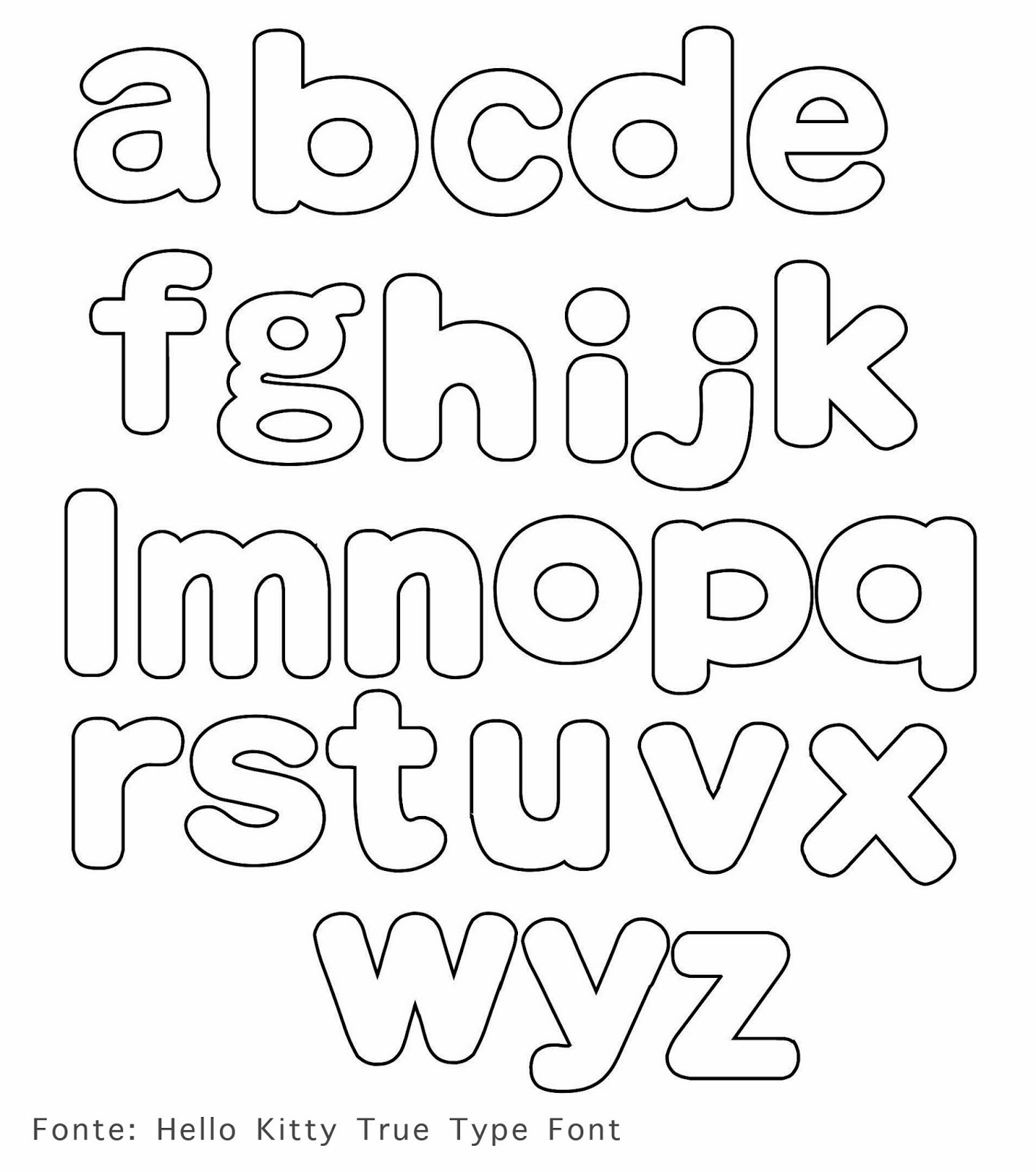 Alphabet imprimable