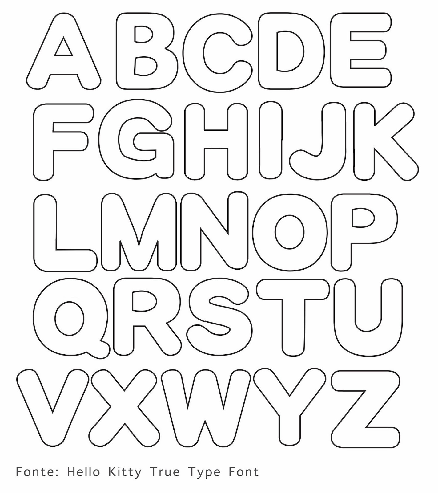 Alphabet imprimable