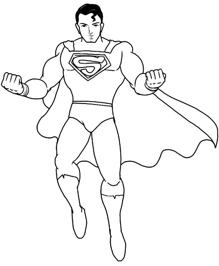 Coloriage de Superman