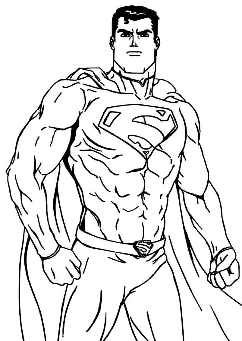 Image de Superman à peindre