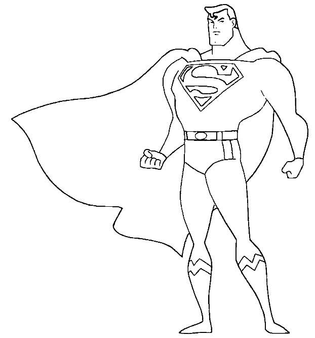 Coloriage de Superman