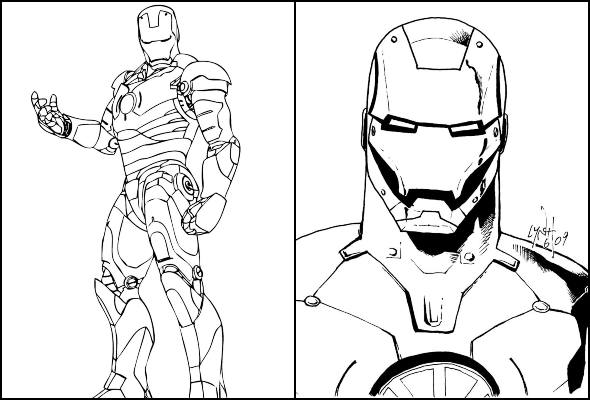 Livre de coloriage Iron Man