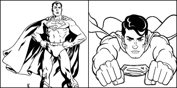 Coloriage de Superman