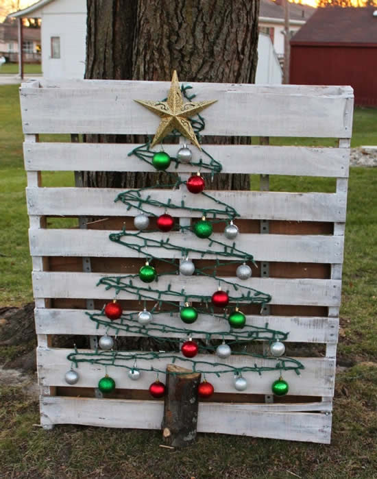 Sapin de Noël en bois