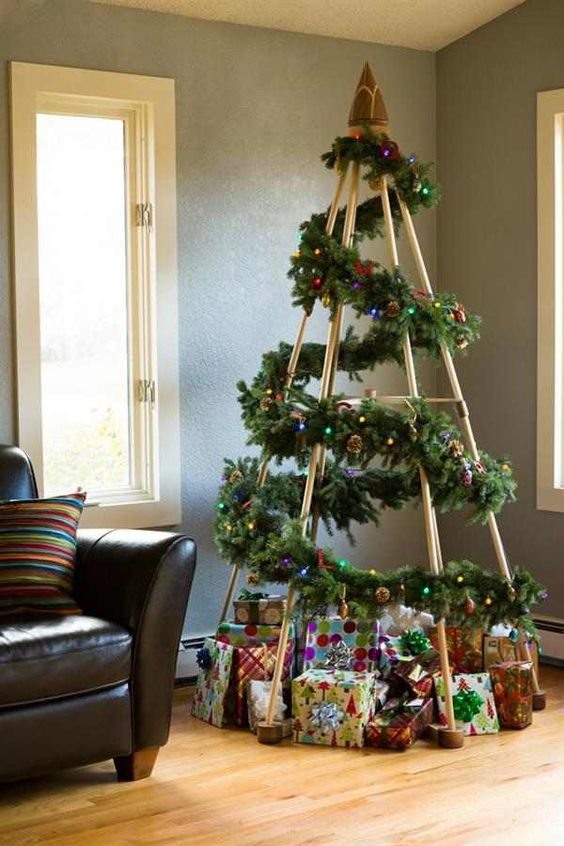 Sapin de Noël en bois