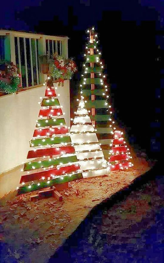 Sapin de Noël en bois